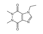 1,2,3,6-tetrahydro-1,2-dimethyl-7-ethylimidazo-3,6-pyridazinedione结构式