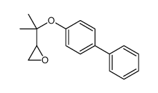 2-[2-(4-phenylphenoxy)propan-2-yl]oxirane Structure