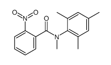 N-methyl-2-nitro-N-(2,4,6-trimethylphenyl)benzamide结构式