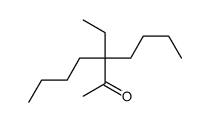 3-butyl-3-ethylheptan-2-one Structure