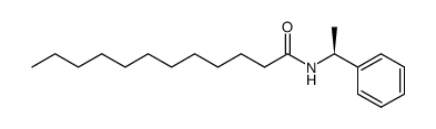 (S)-N-(1-phenylethyl)dodecanamide结构式