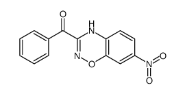 (7-nitro-2H-1,2,4-benzoxadiazin-3-yl)-phenylmethanone结构式