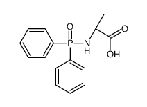 (2S)-2-(diphenylphosphorylamino)propanoic acid结构式
