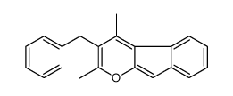 3-benzyl-2,4-dimethylindeno[2,1-b]pyran结构式