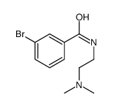 3-bromo-N-[2-(dimethylamino)ethyl]benzamide结构式