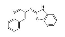 N-quinolin-3-yl-[1,3]thiazolo[5,4-b]pyridin-2-amine结构式
