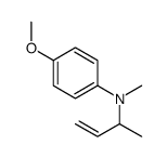 N-but-3-en-2-yl-4-methoxy-N-methylaniline Structure