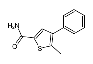 5-methyl-4-phenylthiophene-2-carboxamide结构式