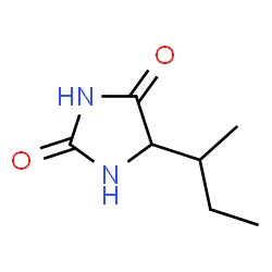 2,4-Imidazolidinedione, 5-[(1S)-1-methylpropyl]-, (5R)- (9CI)结构式