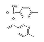 5-ethenyl-2-methylpyridine,4-methylbenzenesulfonic acid结构式
