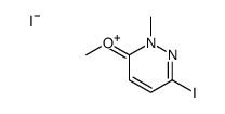 3-iodo-6-methoxy-1-methylpyridazin-1-ium,iodide Structure