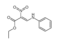 ethyl 3-anilino-2-nitroacrylate Structure