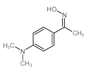 (NZ)-N-[1-(4-dimethylaminophenyl)ethylidene]hydroxylamine structure