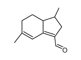 2,6,7,7a-Tetrahydro-1,5-dimethyl-1H-indene-3-carbaldehyde结构式
