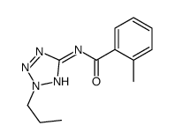 Benzamide, 2-methyl-N-(2-propyl-2H-tetrazol-5-yl)- (9CI) structure