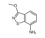 3-methoxy-1,2-benzothiazol-7-amine结构式