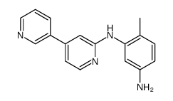 N-(5-amino-2-methylphenyl)-4-(3-pyridyl)-2-pyridineamine结构式