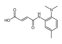 (Z)-3-(2-Dimethylamino-5-methyl-phenylcarbamoyl)-acrylic acid Structure