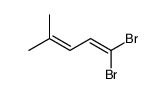 1,1-dibromo-4-methylpenta-1,3-diene Structure