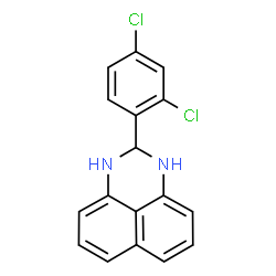 2-(2,4-dichlorophenyl)-2,3-dihydro-1H-perimidine structure