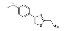 C-[4-(4-Methoxy-phenyl)-thiazol-2-yl]-methylamine Structure