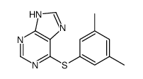 6-(3,5-dimethylphenyl)sulfanyl-7H-purine Structure