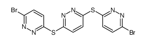 3,6-bis[(6-bromopyridazin-3-yl)sulfanyl]pyridazine Structure