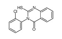 3-(2-CHLORO-PHENYL)-2-MERCAPTO-3H-QUINAZOLIN-4-ONE Structure