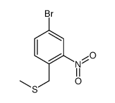 4-bromo-1-(methylsulfanylmethyl)-2-nitrobenzene结构式