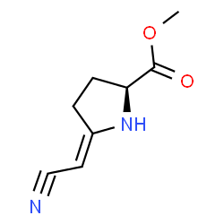 L-Proline, 5-(cyanomethylene)-, methyl ester, (E)- (9CI) picture