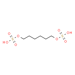 Bissulfuric acid 1,6-hexanediyl ester结构式