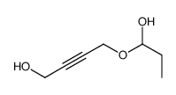 4-(1-hydroxypropoxy)but-2-yn-1-ol Structure