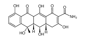 4-dedimethylamino-12a-deoxyterramycin Structure
