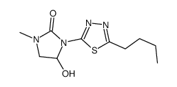 3-(5-Butyl-1,3,4-thiadiazol-2-yl)-4-hydroxy-1-methyl-2-imidazolidinone picture