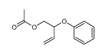 4-acetoxy-3-phenoxy-1-butene Structure