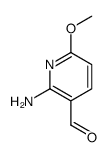 3-Pyridinecarboxaldehyde, 2-amino-6-methoxy- (9CI)结构式