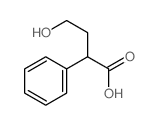 Benzeneaceticacid, a-(2-hydroxyethyl)-结构式