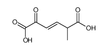 2-methyl-5-oxohex-3-enedioic acid结构式