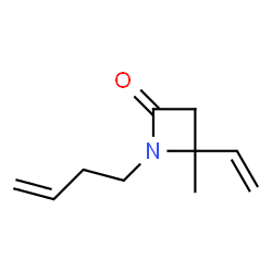 2-Azetidinone,1-(3-butenyl)-4-ethenyl-4-methyl-(9CI) structure