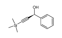 (S)-()-1-phenyl-3-(trimethylsilyl)prop-2-yn-1-ol结构式