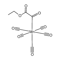 (ethoxyoxalyl)manganese pentacarbonyl Structure