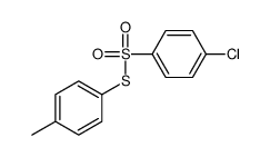 1-(4-chlorophenyl)sulfonylsulfanyl-4-methylbenzene结构式