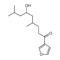 (-)-1-(3-Furanyl)-6-hydroxy-4,8-dimethyl-1-nonanone Structure