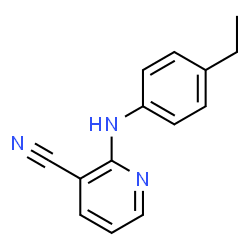 3-Pyridinecarbonitrile,2-[(4-ethylphenyl)amino]-(9CI) structure
