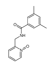 N-(2-pyridylmethyl)-3,5-dimethylbenzamide N-Oxide Structure