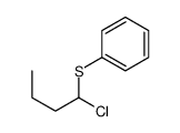 1-chlorobutylsulfanylbenzene Structure