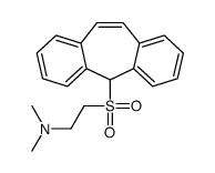 2-[(5H-Dibenzo[a,d]cyclohepten-5-yl)sulfonyl]-N,N-dimethylethanamine结构式