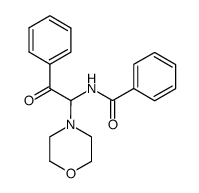 2-benzoylamino-2-morpholin-4-yl-1-phenyl-ethanone Structure