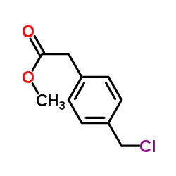 Methyl [4-(chloromethyl)phenyl]acetate结构式