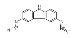3,6-diazido-9H-carbazole结构式